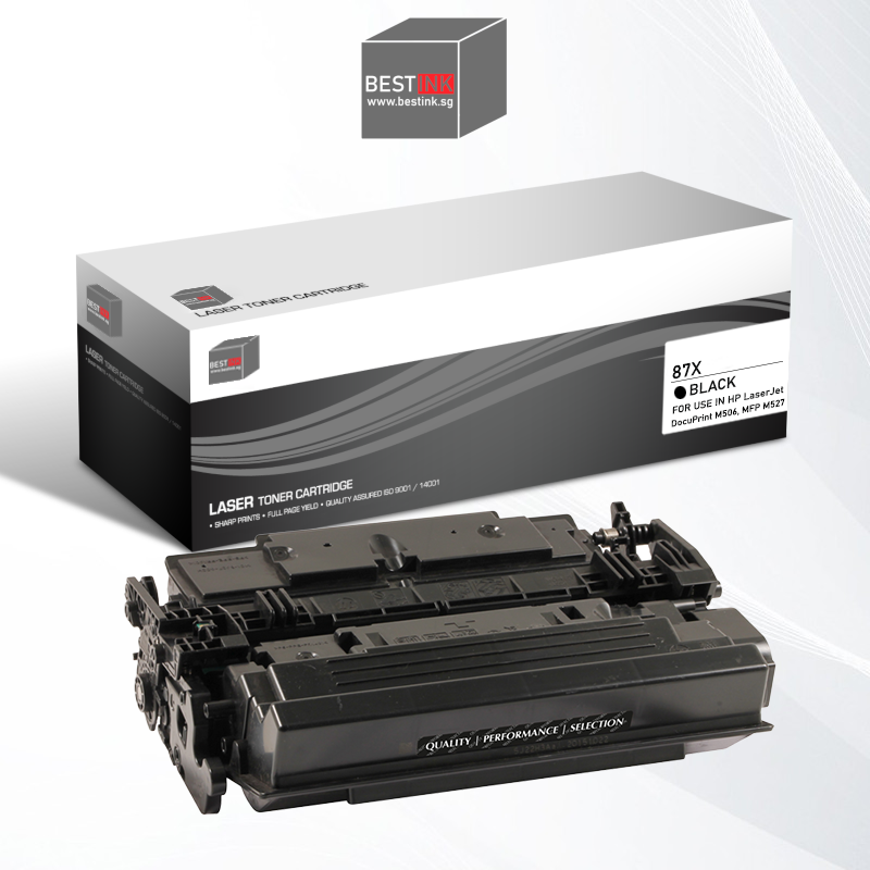 Bestink 87A / 87X Black Toner Cartridge CF287A CF287X 