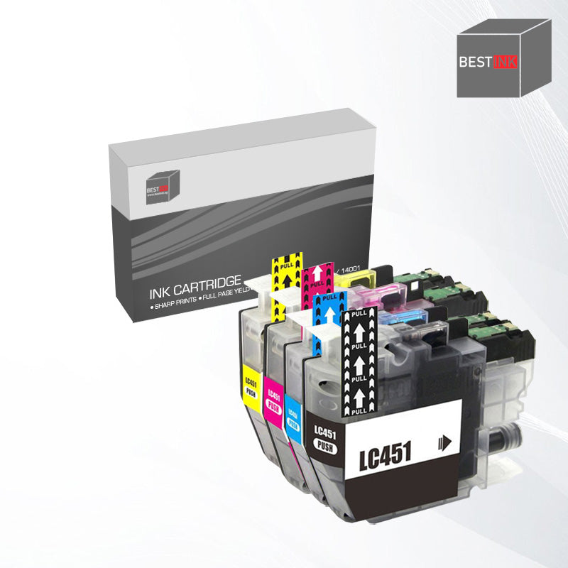 Bestink LC451 Black Cyan Magenta Yellow Ink Cartridge