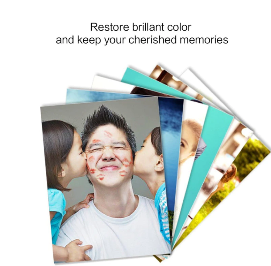 Bestink High Quality Inkjet Photo Paper 4R 4''x 6'' Semi Glossy Satin Photo Paper 240gsm 100 sheets