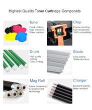 Load image into Gallery viewer, Bestink 410A Black Cyan Magenta Yellow Toner Cartridge CF410A CF411A CF412A CF413A