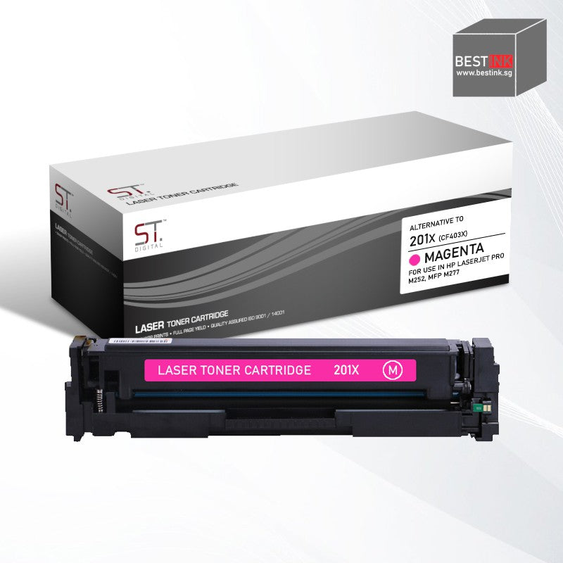 Bestink 201X High Yield Black Cyan Magenta Yellow Toner Cartridge CF400X CF401X CF402X CF403X