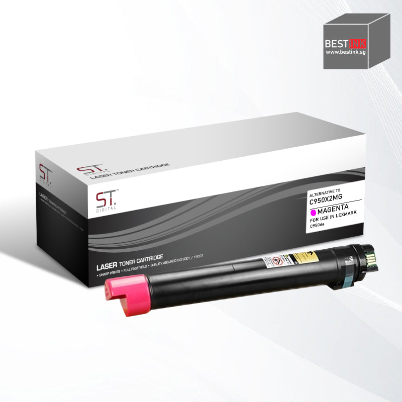 Bestink C950X2 Extra High Yield Black Cyan Magenta Yellow Toner Cartridge C950X2KG C950X2CG C950X2MG C950X2YG