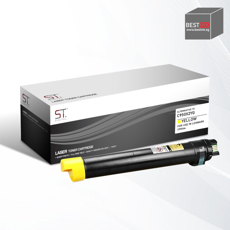 Bestink C950X2 Extra High Yield Black Cyan Magenta Yellow Toner Cartridge C950X2KG C950X2CG C950X2MG C950X2YG